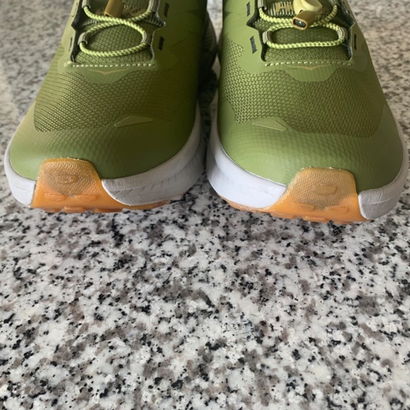 Hoka Avocado/Harbor Mist Transport Mens Lifestyle Shoes - Picture 4 of 12